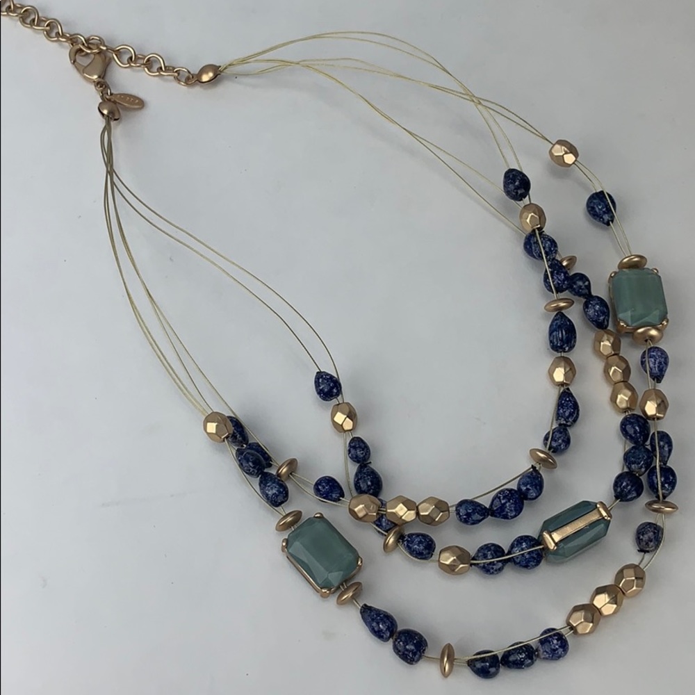 Chico’s Acrylic Bead Necklace - Picture 3 of 7